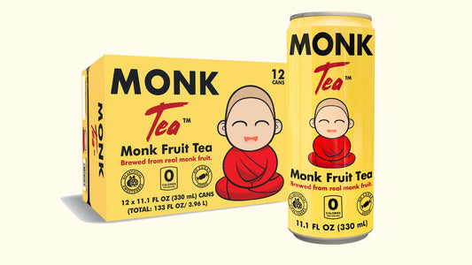 Monk Fruit Tea: Pack of 12 Cans